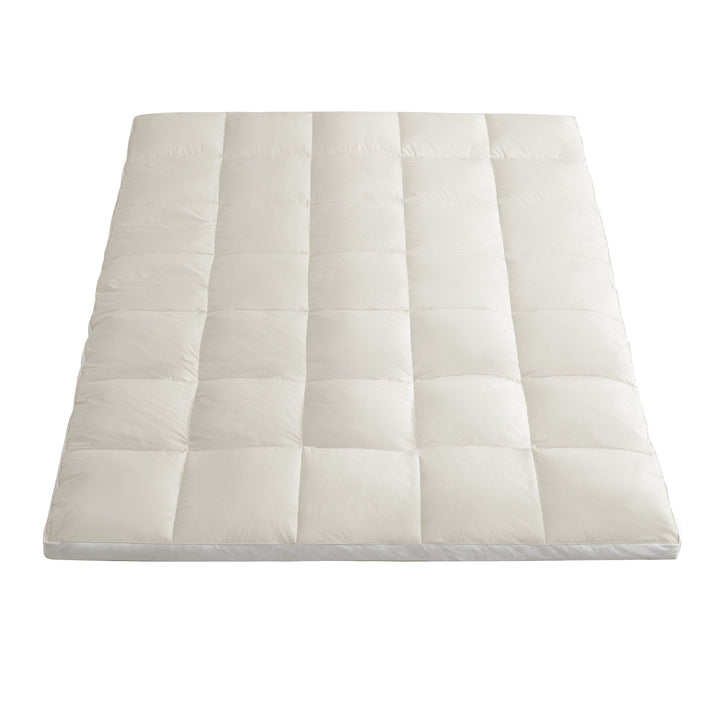 Organic Cotton Mattress Topper Feather Bed Image 6