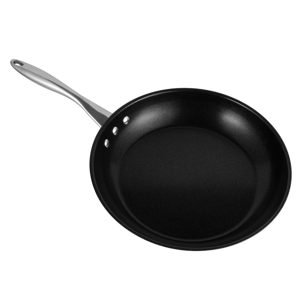 Ozeri Stainless Steel Non-Stick Pan ETERNA PFOA APEO-Free Black Interior 10" Image 7