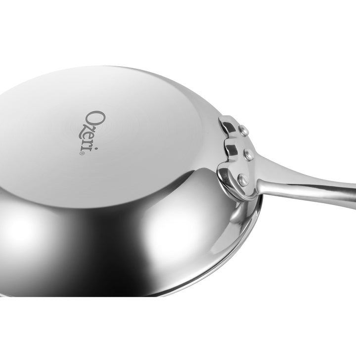 Ozeri Stainless Steel Pan ETERNA Non-Stick Coating Bronze Interior 10 Inch Image 9