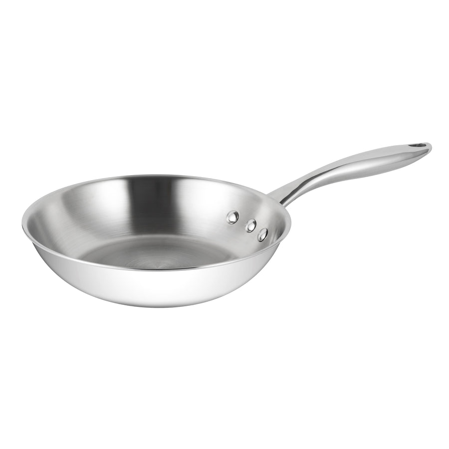 Ozeri Stainless Steel Pan PTFE-Free 3-Ply Professional Cooking Frying Pan Image 1