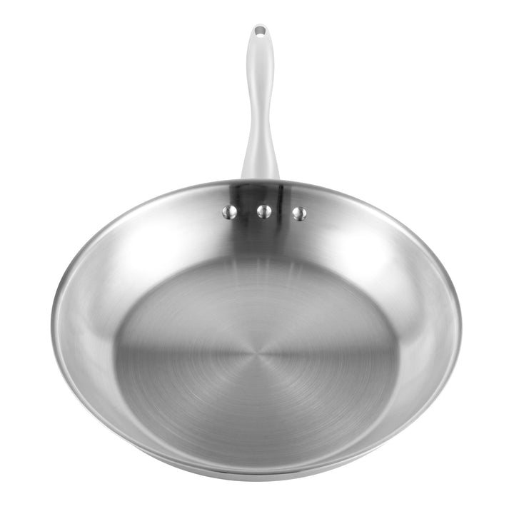 Ozeri Stainless Steel Pan PTFE-Free 3-Ply Professional Cooking Frying Pan Image 6