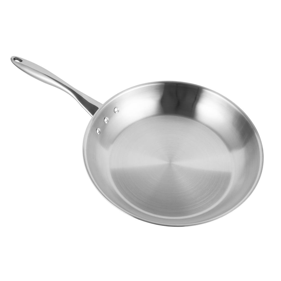 Ozeri Stainless Steel Pan PTFE-Free 3-Ply Professional Cooking Frying Pan Image 7