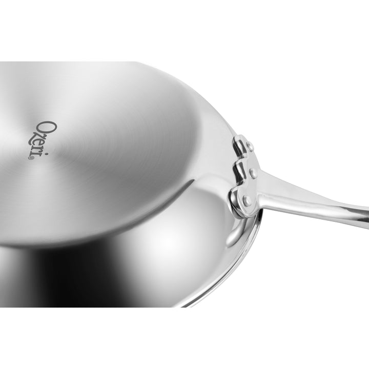 Ozeri Stainless Steel Pan PTFE-Free 3-Ply Professional Cooking Frying Pan Image 9