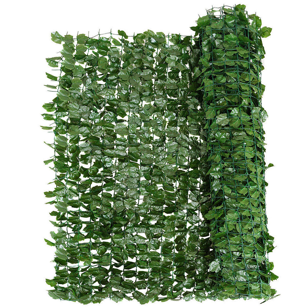 40x95 Faux Ivy Leaf Decorative Privacy Fence Screen Artificial Hedge Fencing Image 2