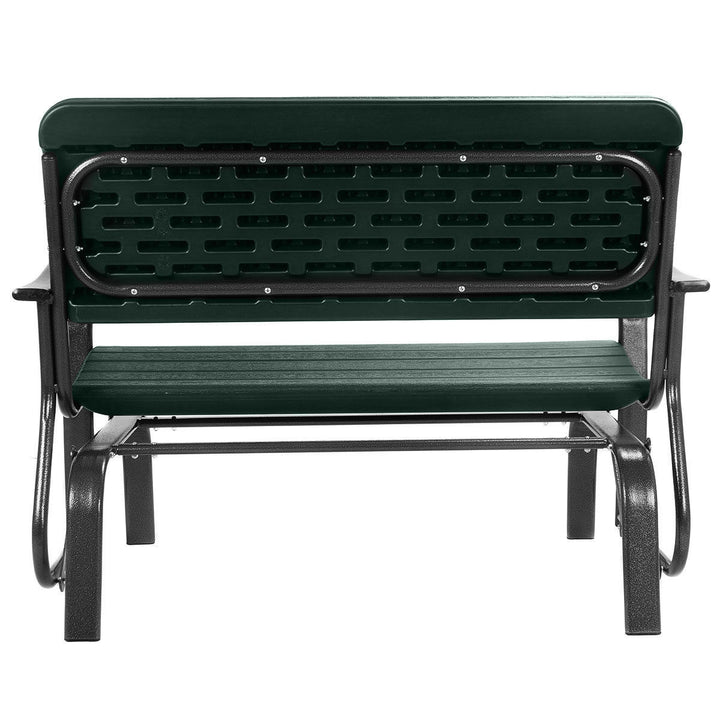 Outdoor Patio Swing Porch Rocker Glider Bench Loveseat Garden Seat Steel Image 9