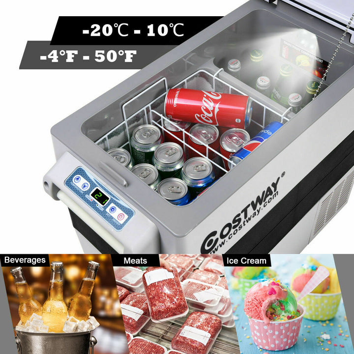 55 Quarts Portable Electric Car Cooler Refrigerator/Freezer Compressor Camping Image 3