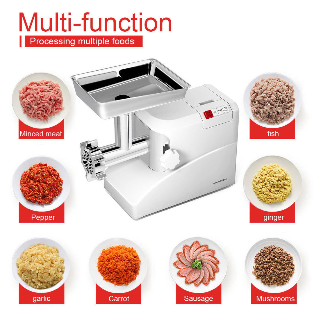 2000 Watt Meat Grinder Electric 2.6 Hp Industrial Meat Grinder 3 Speed W/3 Blade Image 2