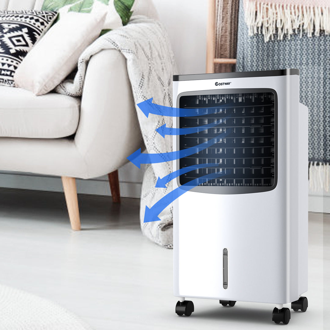 Portable Cooler Fan Filter Humidify Anion W/ Remote Control Image 5