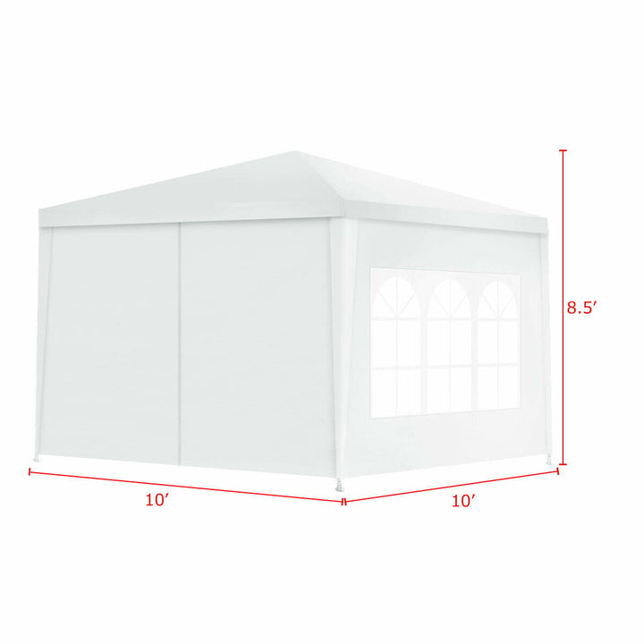 Canopy Party Wedding Event Tent 10x10 Heavy Duty Outdoor Gazebo Side Walls Image 3