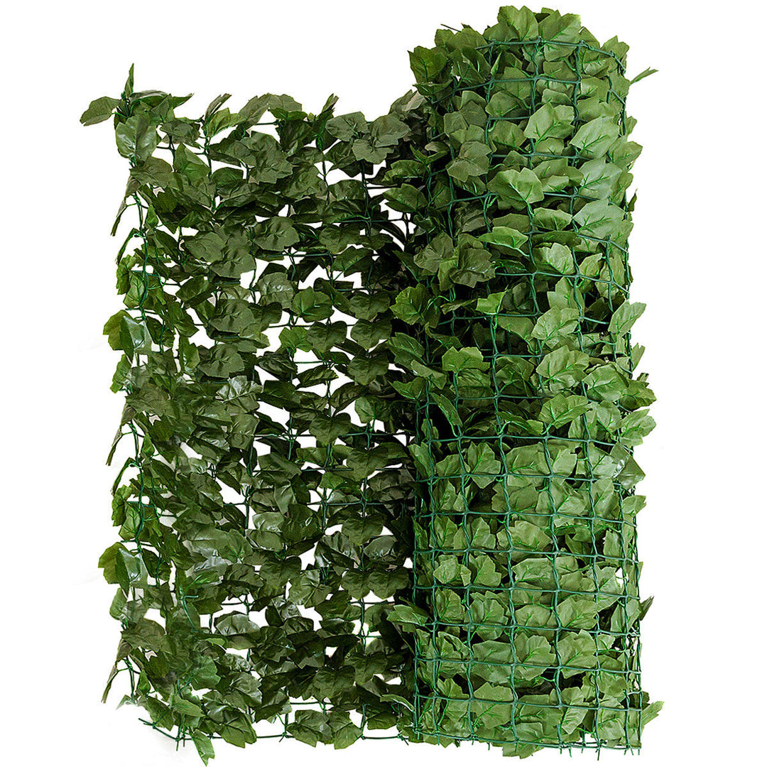 59x118 Faux Ivy Leaf Decorative Privacy Fence Screen Artificial Hedge Fencing Image 3