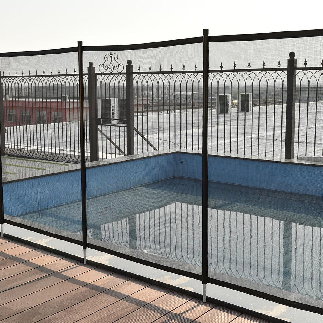 4x48 In-Ground Swimming Pool Safety Fence Section 4 Set 4x12 Image 2