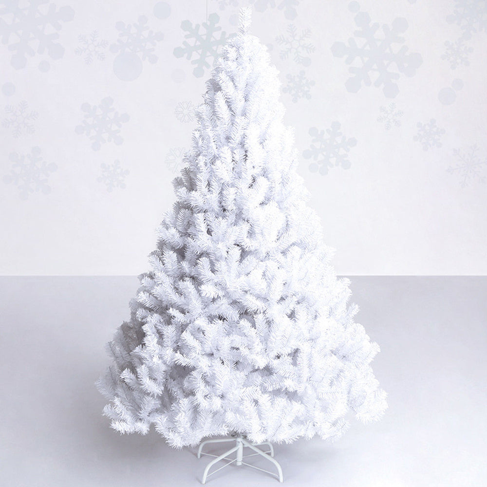 5Ft Artificial PVC Christmas Tree W/Stand Holiday Season Indoor Outdoor White Image 2