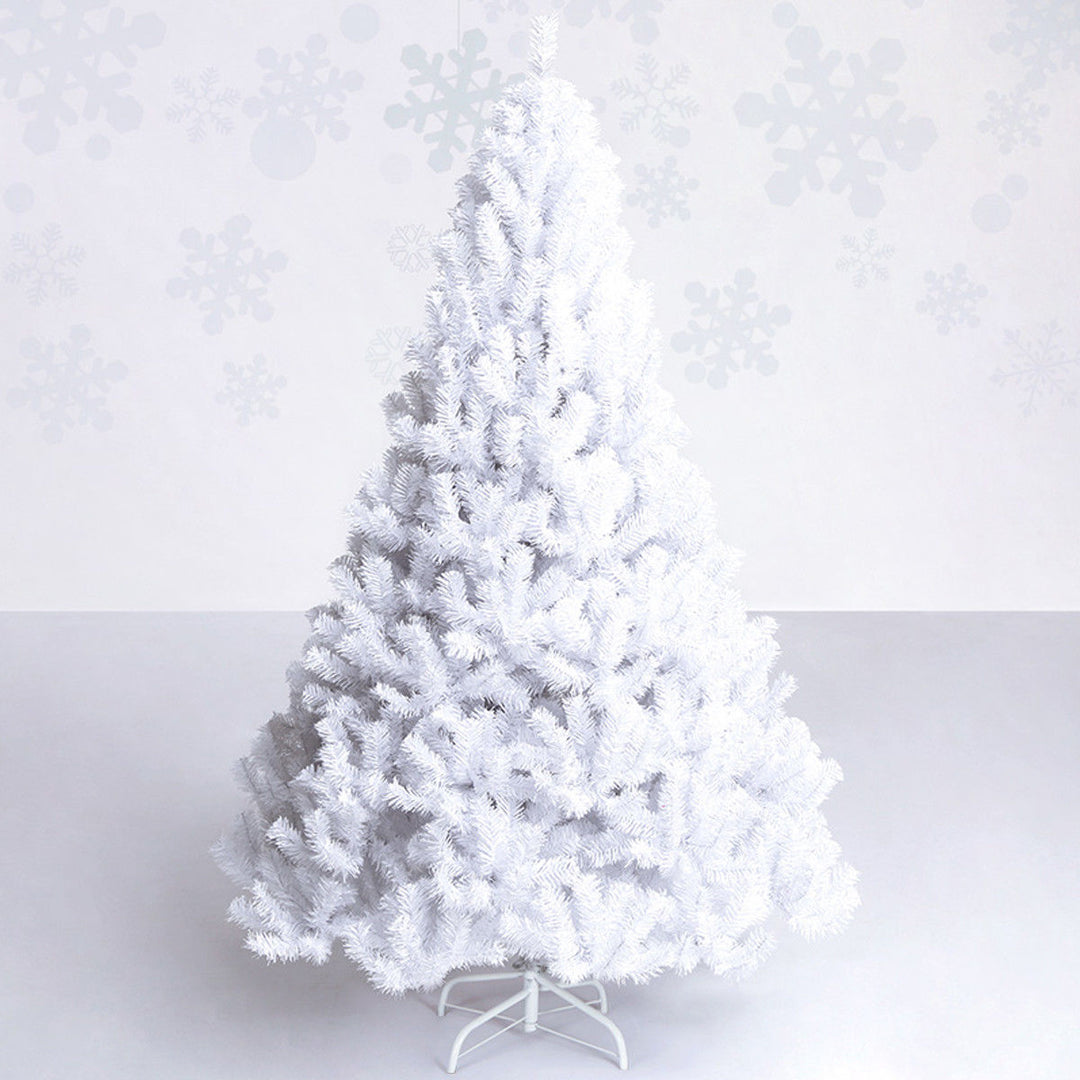 5Ft Artificial PVC Christmas Tree W/Stand Holiday Season Indoor Outdoor White Image 2