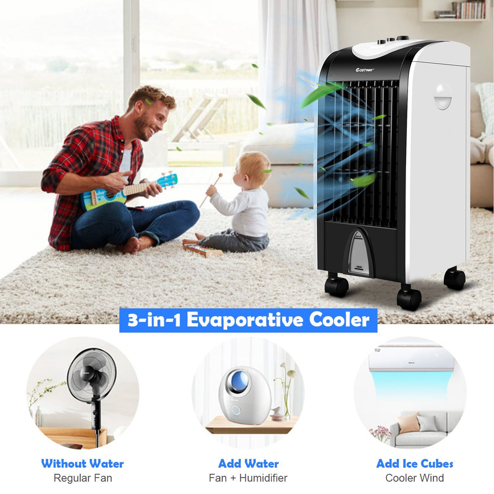 Evaporative Portable Cooler Fan Humidify Image 2