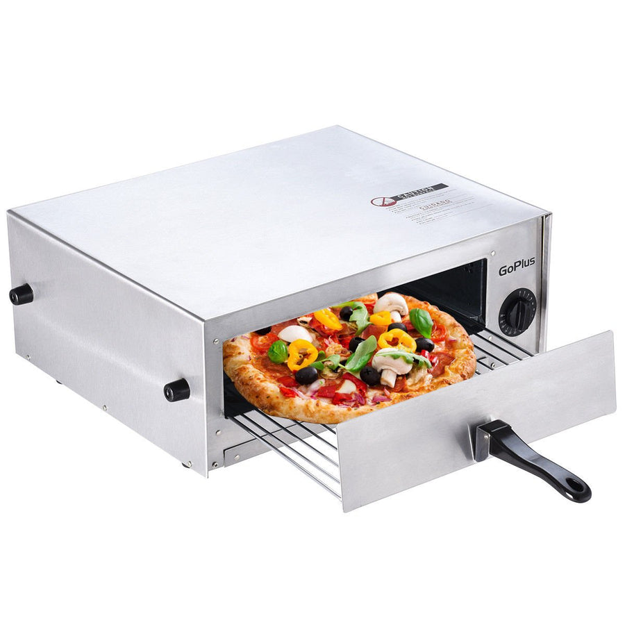 Kitchen Commercial Pizza Stainless Steel Counter Top Snack Pan Oven Bake Image 1