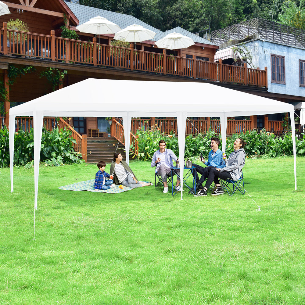 10x20 Canopy Tent Heavy Duty Wedding Party Tent 6 Sidewalls W/Carry Bag Image 2