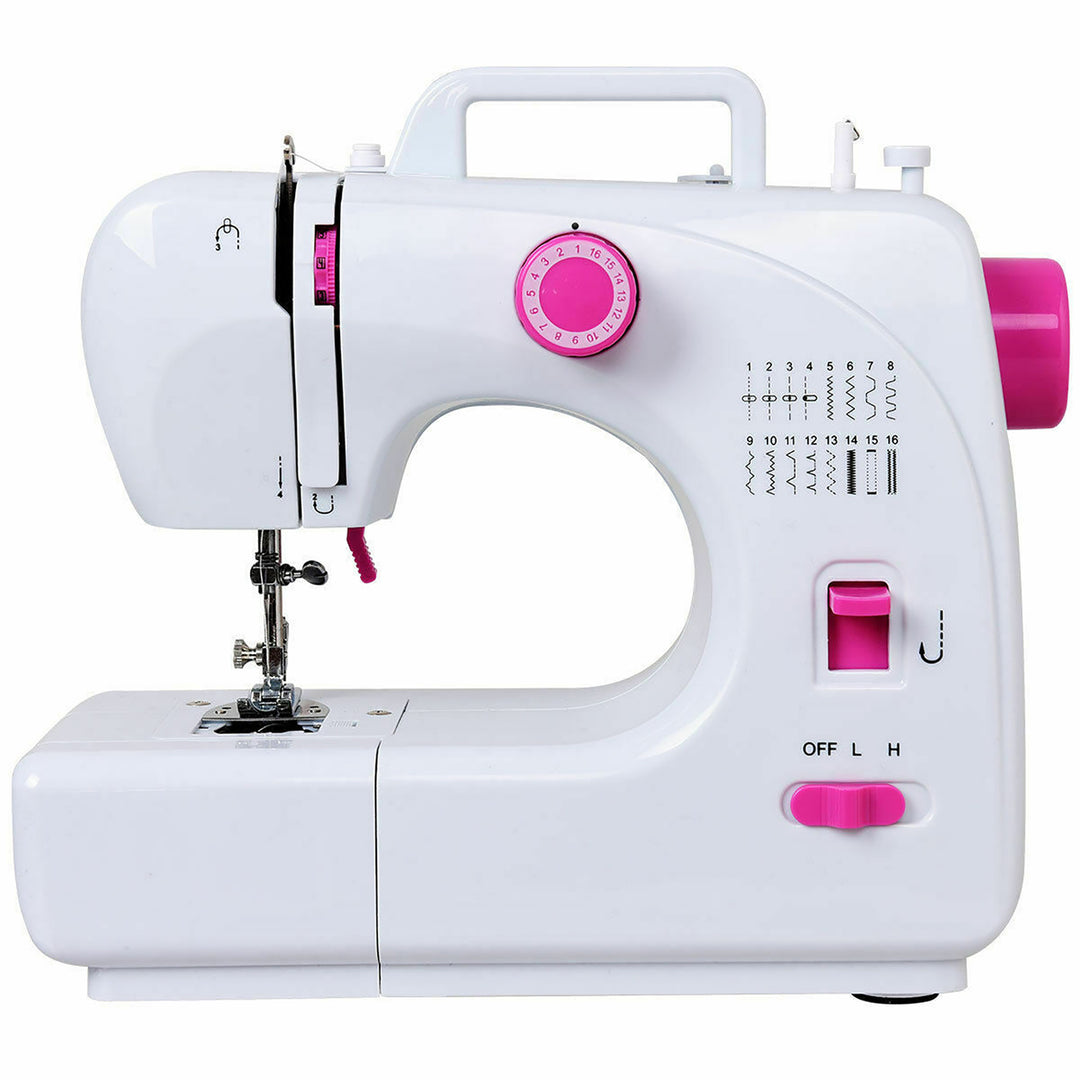 2-Speed Multi-function Fashion Portable Sewing Machine Serger w/16 Stitch Light Image 4