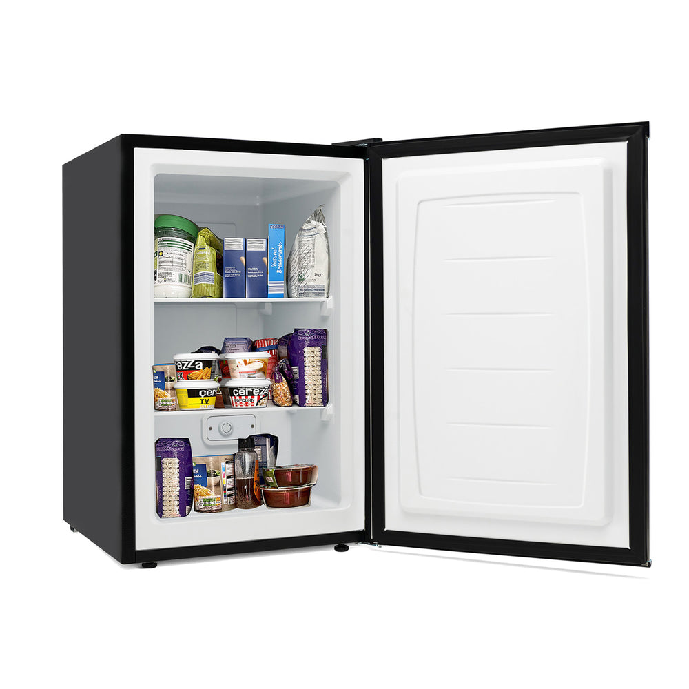 STAKOL 3 cu.ft. Compact Upright Freezer w/Single Stainless Steel Door Removable Shelves Image 2