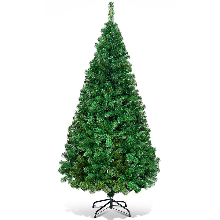 5Ft Artificial PVC Christmas Tree W/Stand Holiday Season Indoor Outdoor Green Image 2