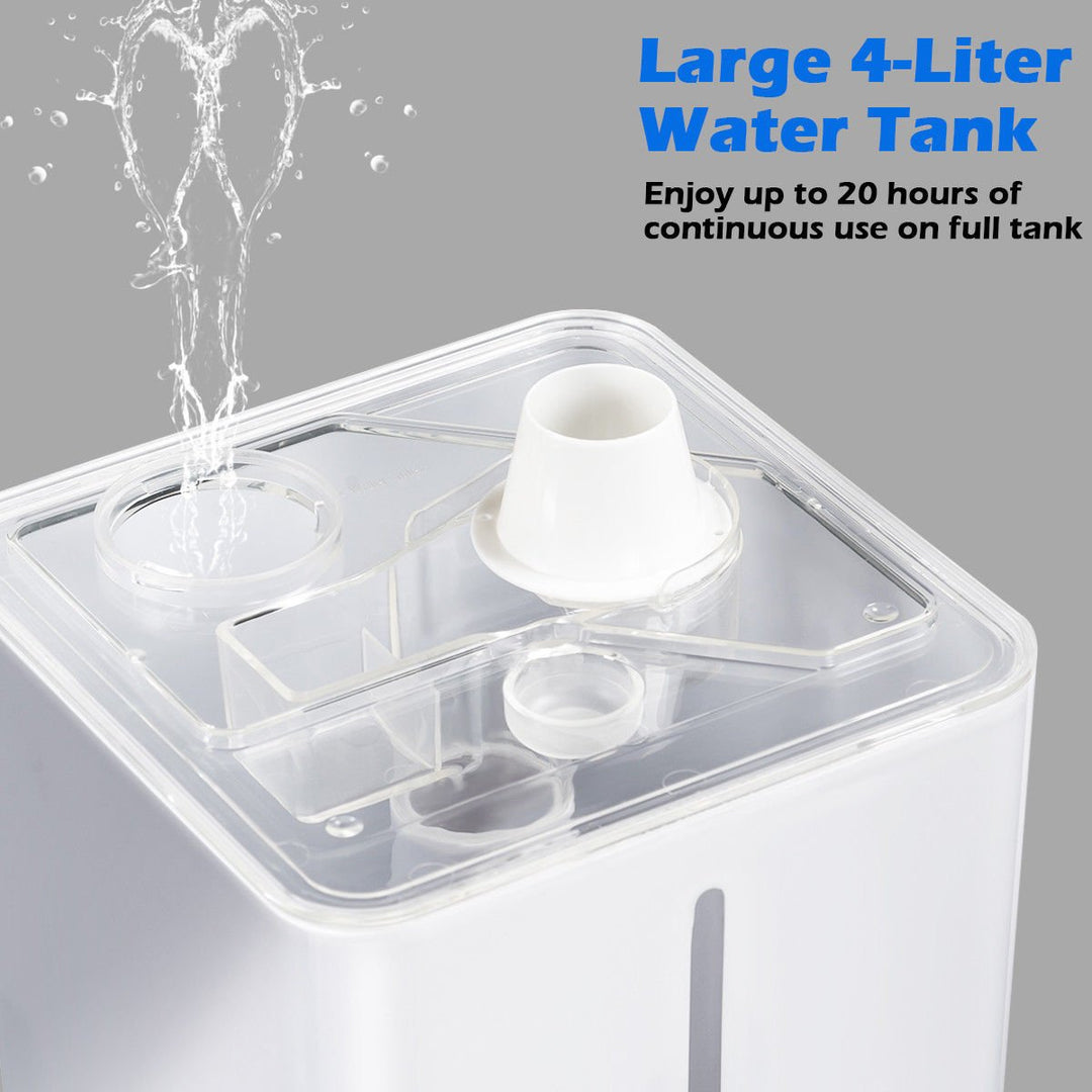 4L Ultrasonic Cool Mist Air Diffuser Humidifier w LED Night Light Office Image 3