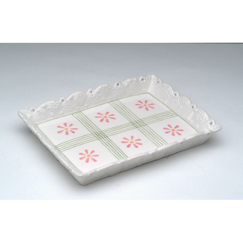 Ceramic Small Tray 7 1/8" x 5 1/4" Kitchen  Her Image 4