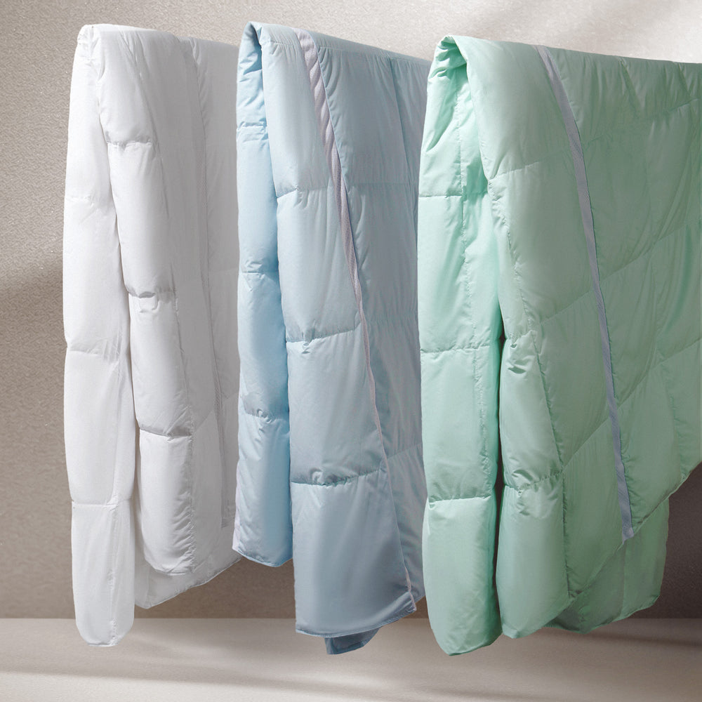 Lightweight Breathable Cooling Down Comforter-Oversize Summer Down Blanket Image 2