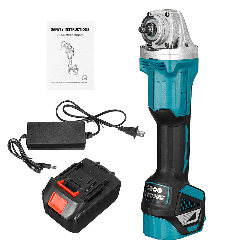 100mm Brushless Angle Grinder 6 Gear Adjustable Electric Polishing Machine W, 1 or 2 Battery Image 2