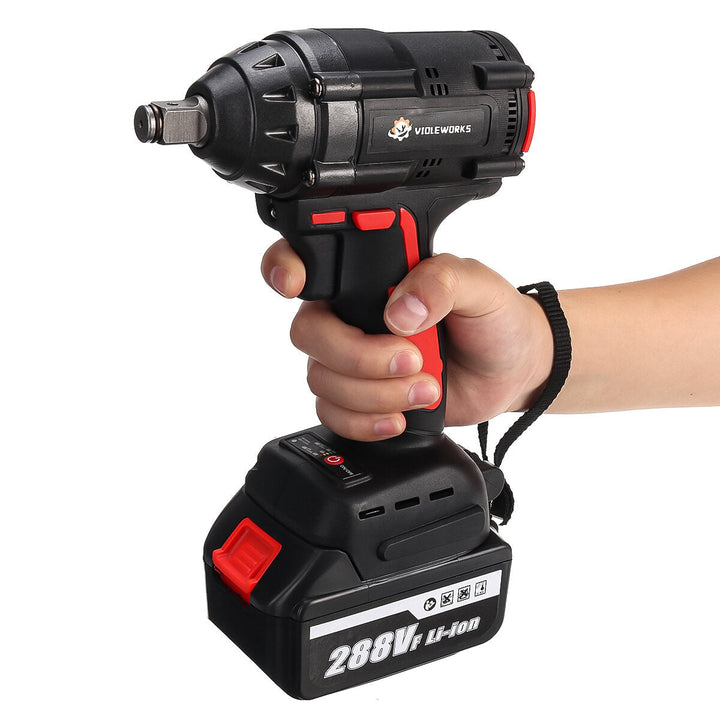 1,2" 520NM Max. Brushless Impact Wrench Motor Electric Wrench With,without Battery Image 1