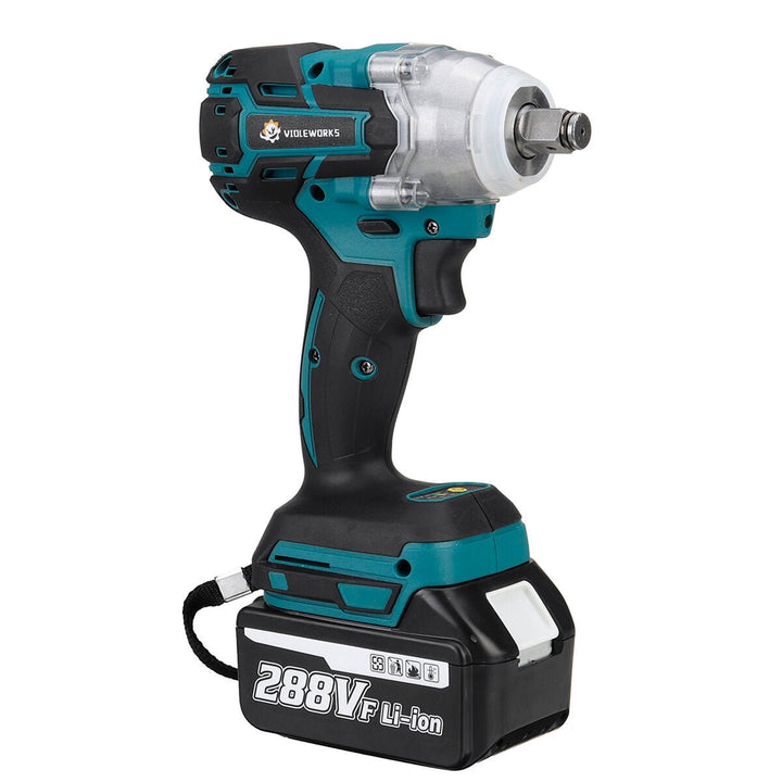 1,2" Electric Cordless Brushless Impact Wrench With 1,2 Battery Image 1