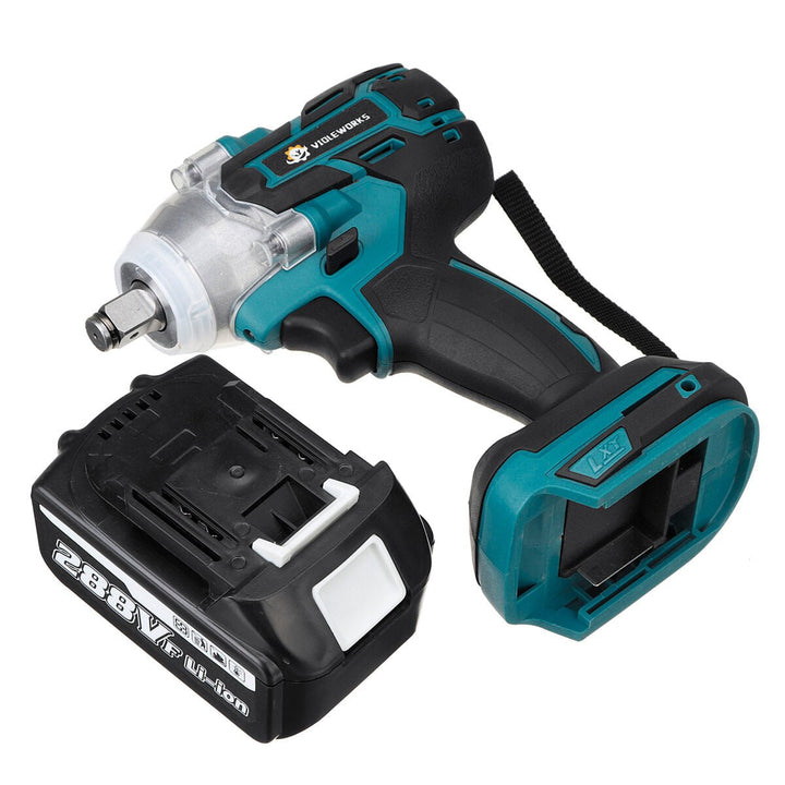 1,2" Electric Cordless Brushless Impact Wrench With 1,2 Battery Image 2