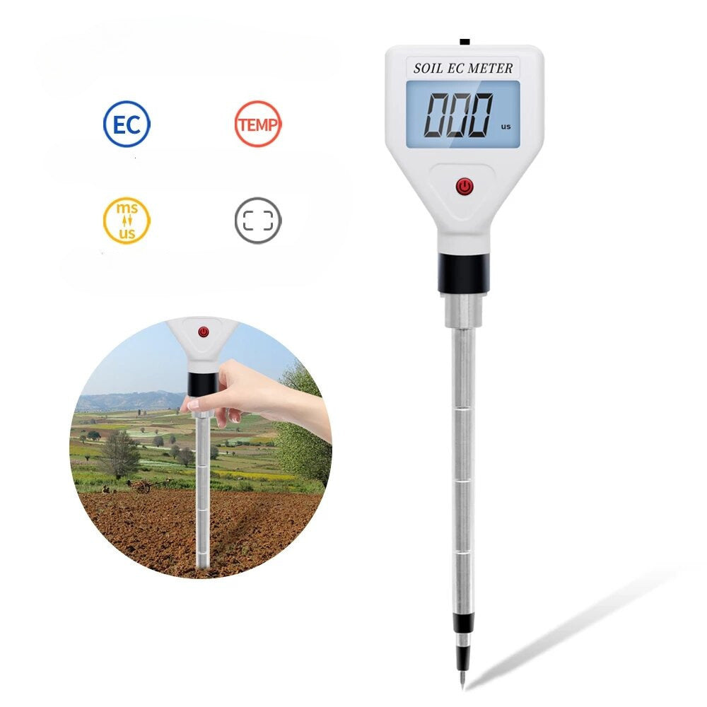 0-1999us,cm Portable Electronic EC Soil Meter EC Value Measurement Tester for Indoor Plant Flower Maintenance Image 1