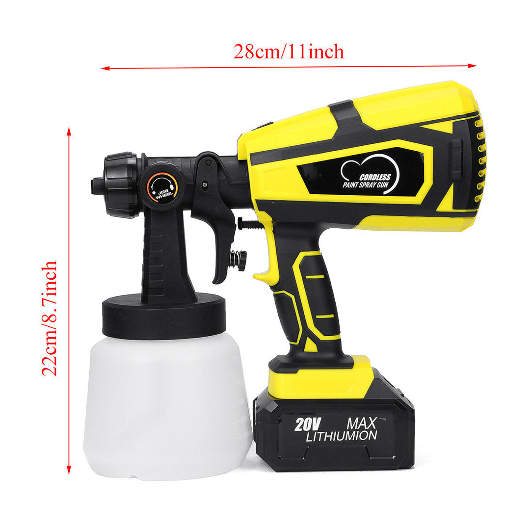 1000ML 600ml,min Multi-function Spray Guns Cordless Paint Spraying Machine Paint Sprayer Image 4