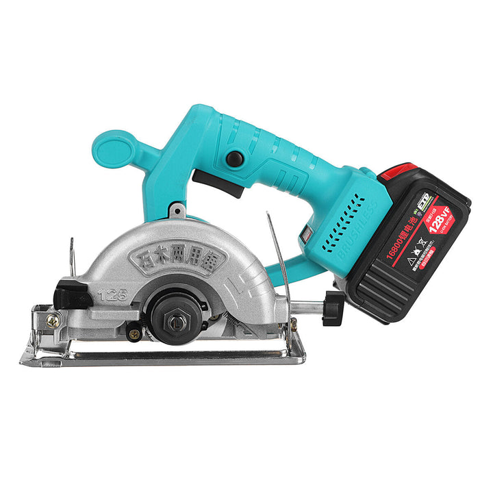 1000W 16800MA Electric Circular Saw 125mm Blade Cordless Circular Saw Angle Adjustable for Woodworking Tools Image 4