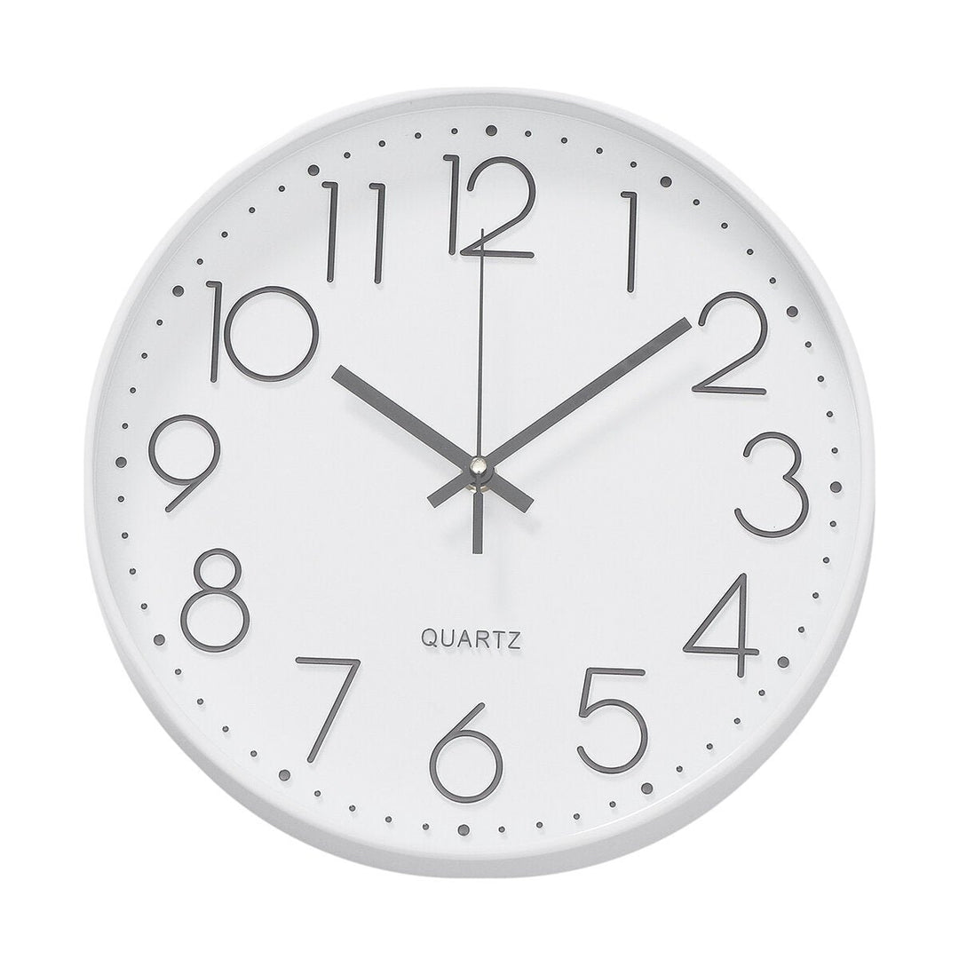 12 Inches 30CM Wall Clock Living Room Non Ticking Modern Big Office 4-Types Image 1