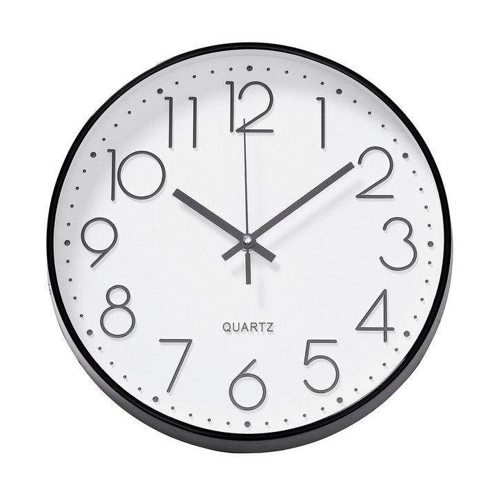 12 Inches 30CM Wall Clock Living Room Non Ticking Modern Big Office 4-Types Image 1