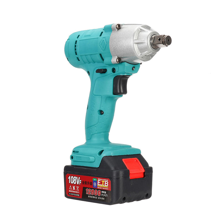 108VF 12800mAh Lithium-Ion Battery Electric Cordless Impact Wrench Drill Driver Kit Image 8