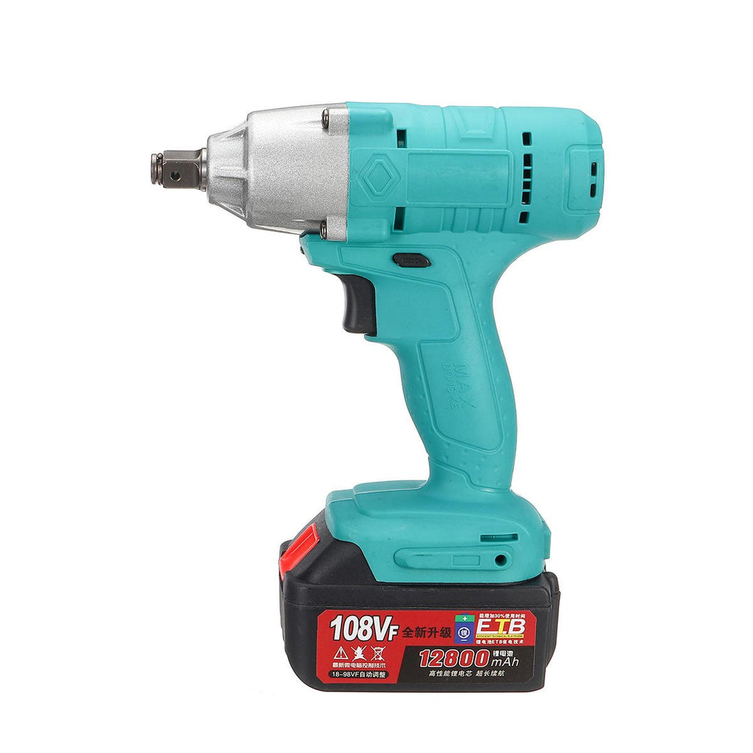 108VF 12800mAh Lithium-Ion Battery Electric Cordless Impact Wrench Drill Driver Kit Image 9