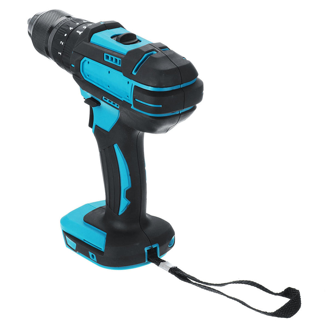 10mm Chuck Impact Drill 350N.m Cordless Electric Drill For Makita 18V Battery 4000RPM LED Light Power Drills Image 2