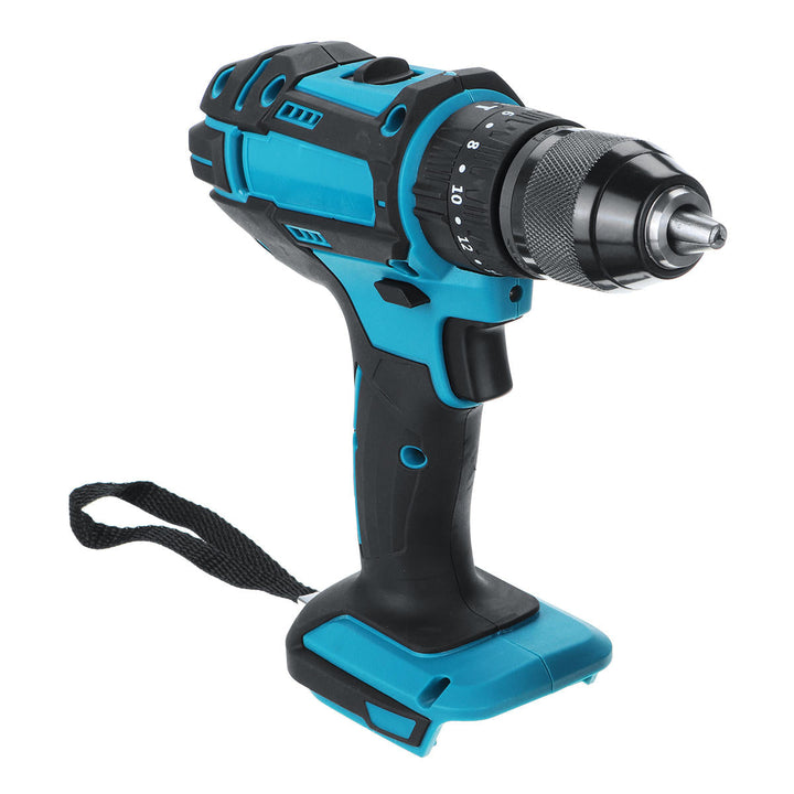 10mm Chuck Impact Drill 350N.m Cordless Electric Drill For Makita 18V Battery 4000RPM LED Light Power Drills Image 3