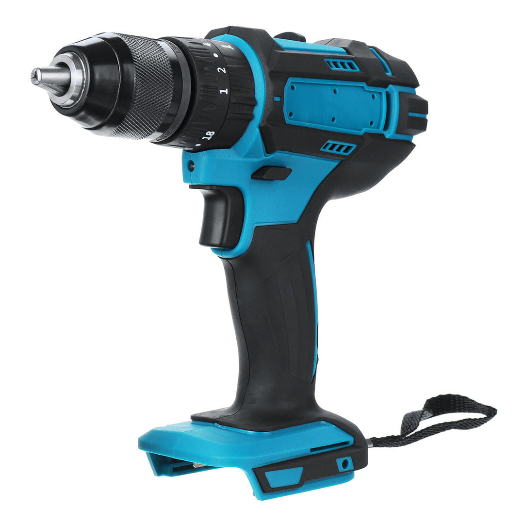 10mm Chuck Impact Drill 350N.m Cordless Electric Drill For Makita 18V Battery 4000RPM LED Light Power Drills Image 4