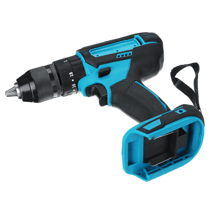 10mm Chuck Impact Drill 350N.m Cordless Electric Drill For Makita 18V Battery 4000RPM LED Light Power Drills Image 5