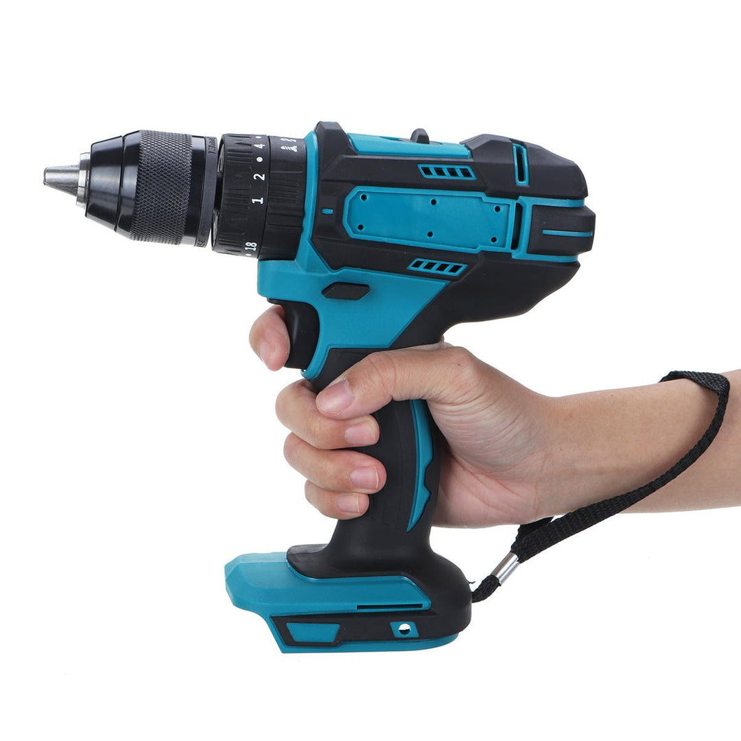 10mm Chuck Impact Drill 350N.m Cordless Electric Drill For Makita 18V Battery 4000RPM LED Light Power Drills Image 7