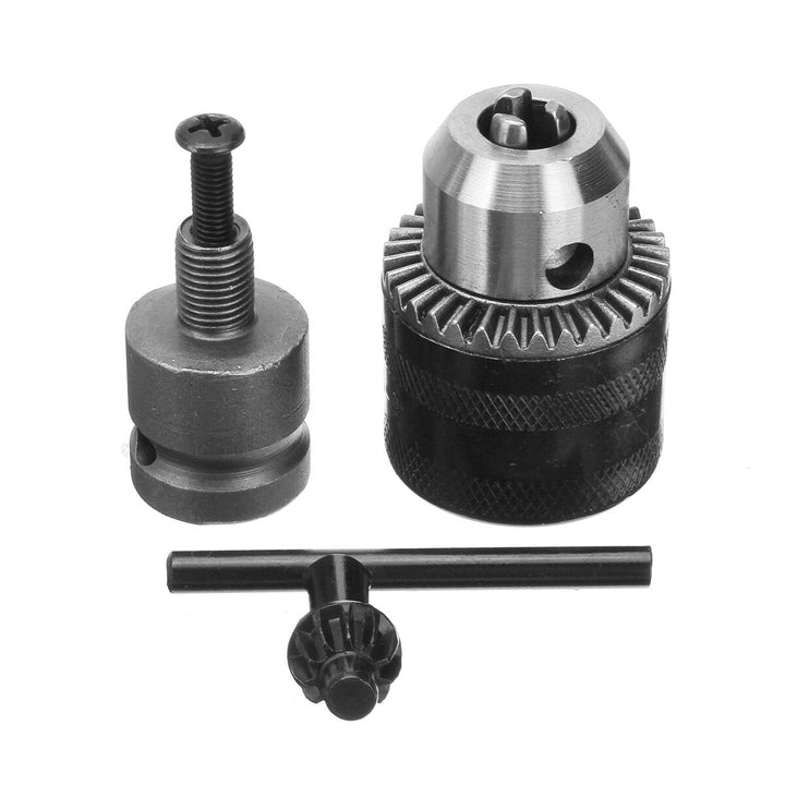 10mm Drill Chuck Drill Adapter 1,2 Inch Changed Impact Wrench Into Eletric Drill Image 1