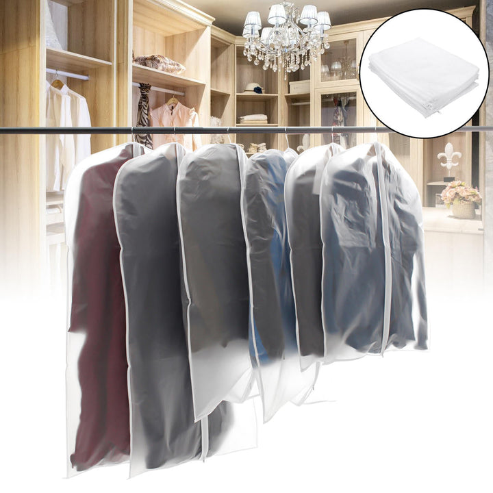 10x Suit Travel Garment Bag Dress Storage Clothes Cover Coat Jacket Zipper Image 1