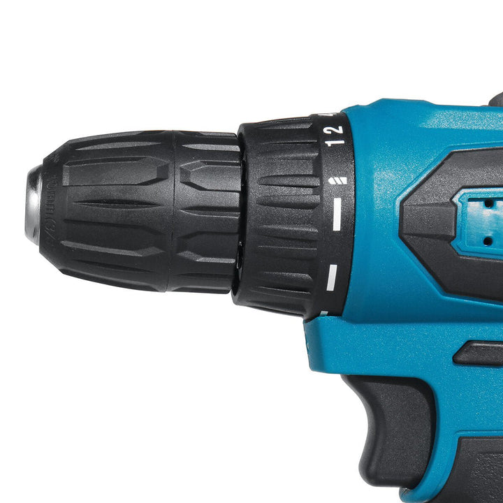 10mm Rechargable Electric Drill Screwdriver 1350RPM 2 Speed Impact Hand Drill Fit Makita Battery Image 10