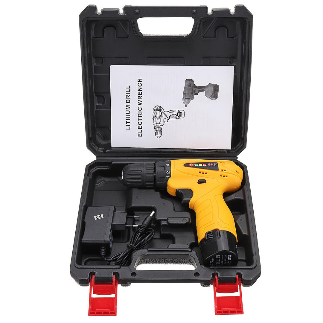 110V-220V Electric Screwdriver Lithium Power Driver Drill 23 N,M Diameter 6mm EU Plug Image 10