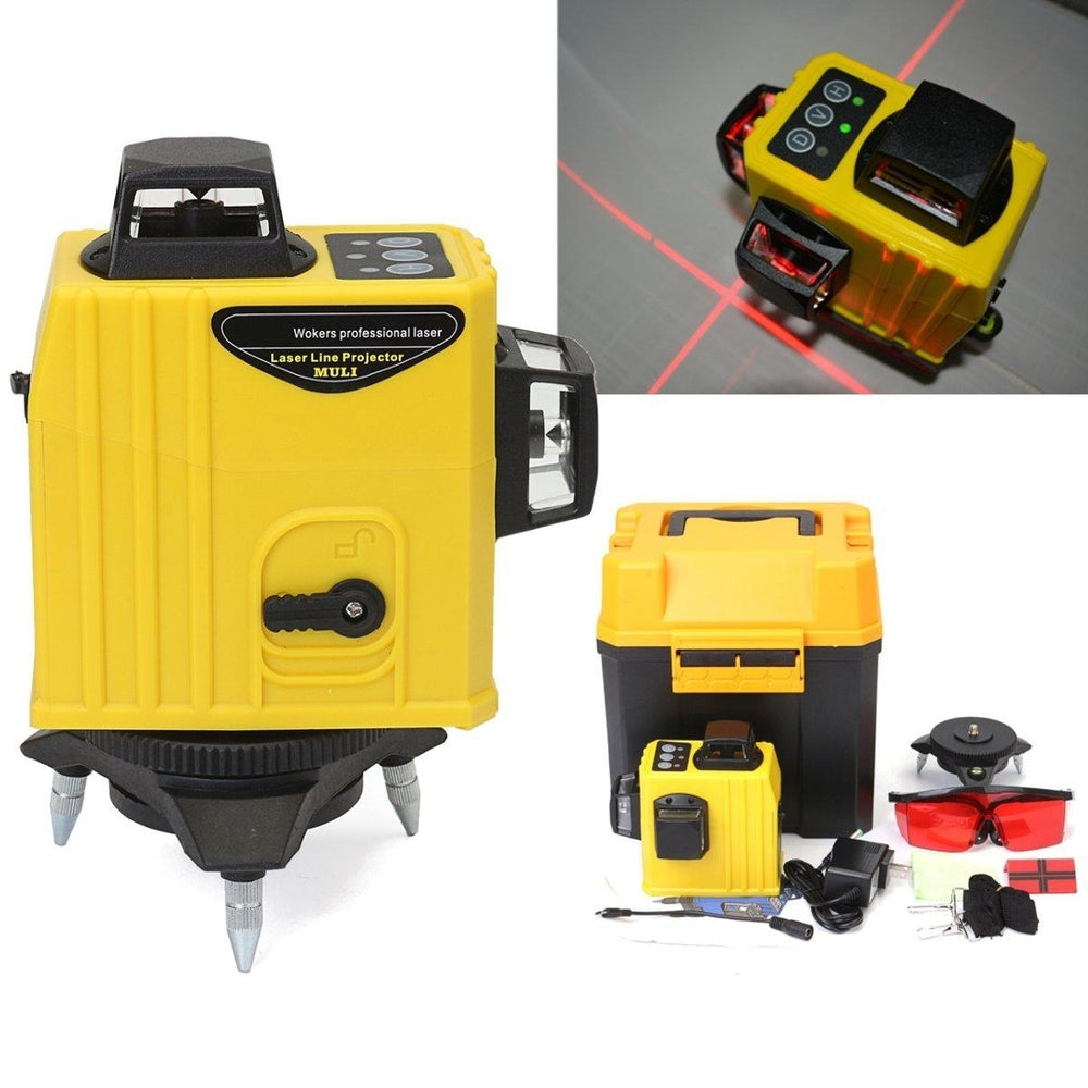 12 Line 3D 360 Infrared Laser Level Self Leveling Vertical and Horizontal Level Cross Image 2