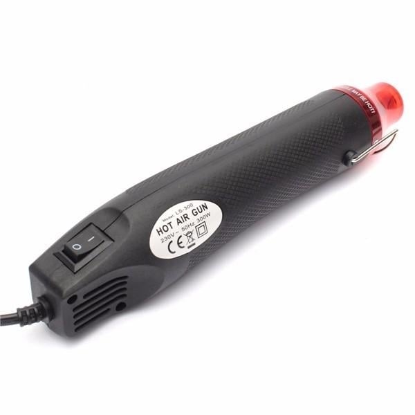 110V 300W DIY Electric Heat Shrink Gun Power Tool Hot Air Temperature Gun with Supporting Seat Image 5