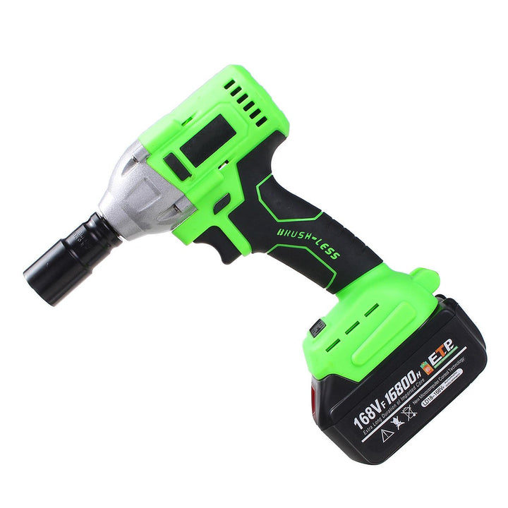 168VF 550N.m Cordless Electric Wrench One Battery One Charger Image 5