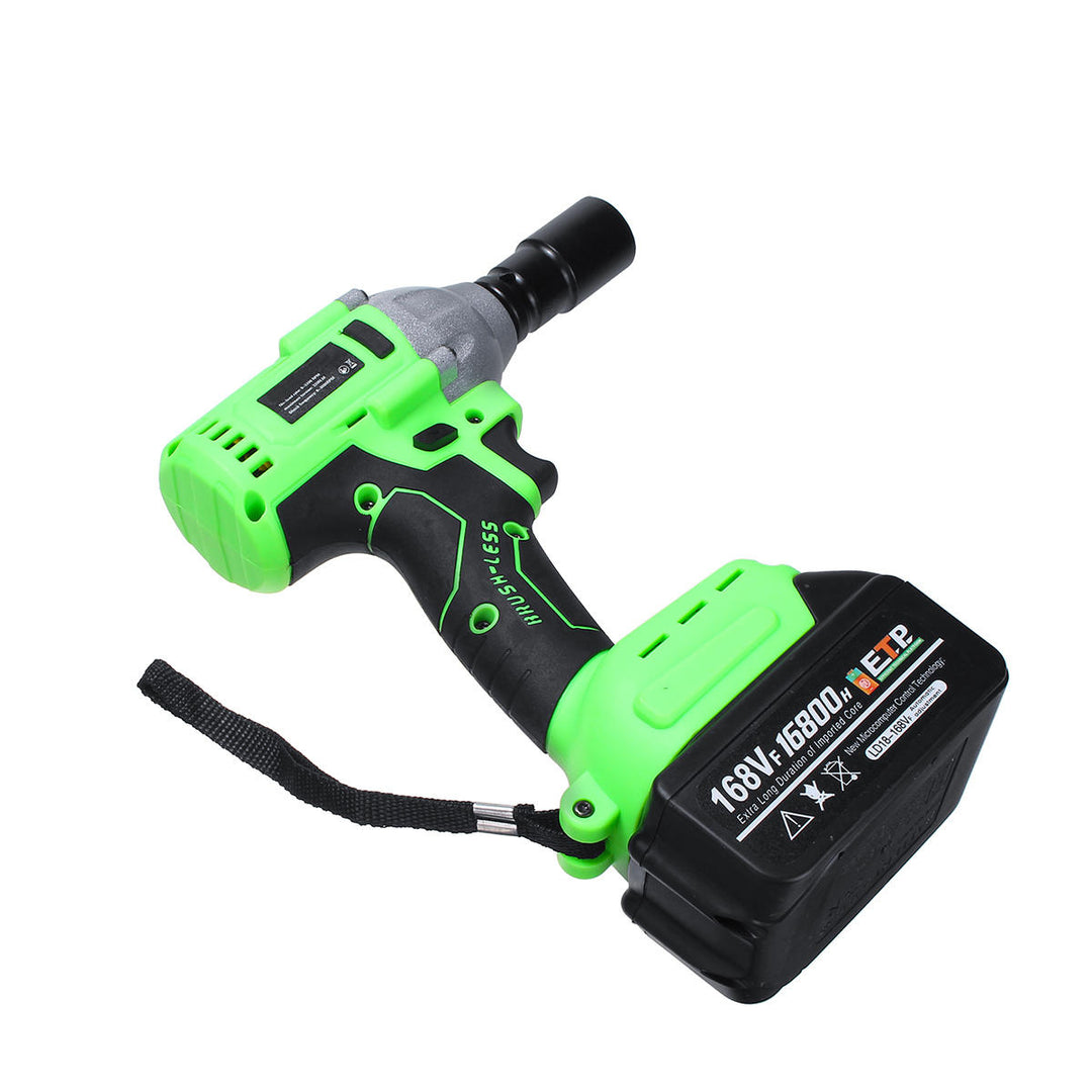 168VF 550N.m Cordless Electric Wrench One Battery One Charger Image 6